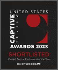 Jeremy Colombik, MSI_US Captive Reviews Awards 2023
